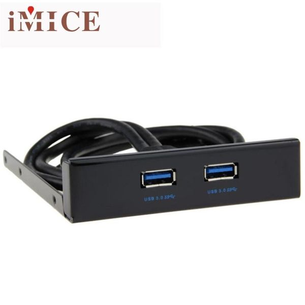 

hubs levert dropship del super speed usb 3.0 3.5 inch front panel with 2 ports hub mar08