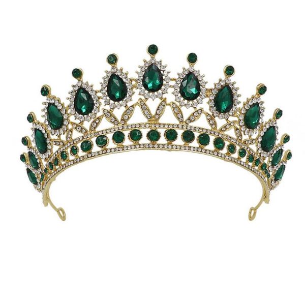 

hair clips & barrettes pink rhinestone birthday tiaras crowns for women queen crown model catwalk accessories performance prom party, Golden;silver