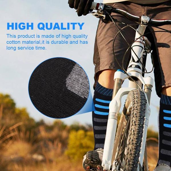 

sports socks 2021 pro cycling men women bike breathable road bicycle outdoor racing 3 colors, Black