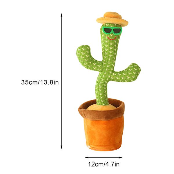 

electronic with toy song dance succulent lovers plush cute dancing cactus early childhood education