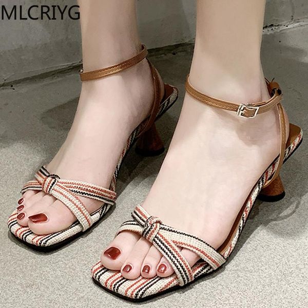 

women sandals summer shoes high heels flip gladiator minimal slippers woman strap lady, Black