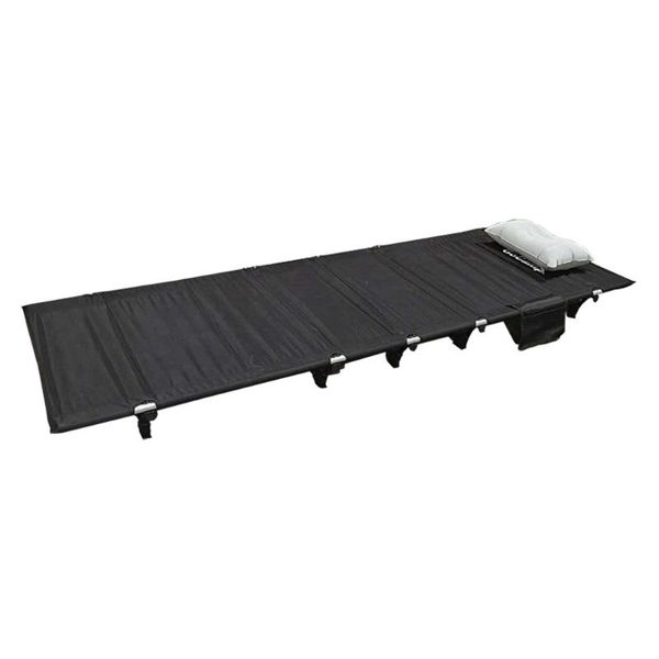 

oxford fabric portable folding single-bed aluminum alloy military-bed beach camping bed sturdy comfortable outdoor pads