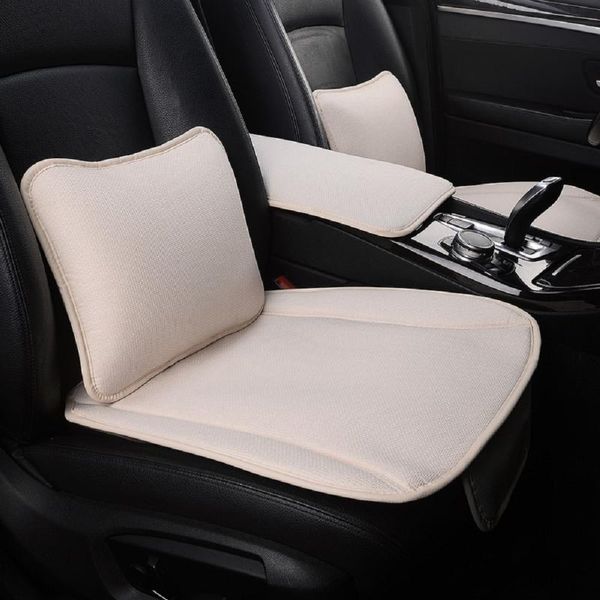 

seat cushions breathable pad cushion car-seat-cover full-set with back for summer universal-size natural latex