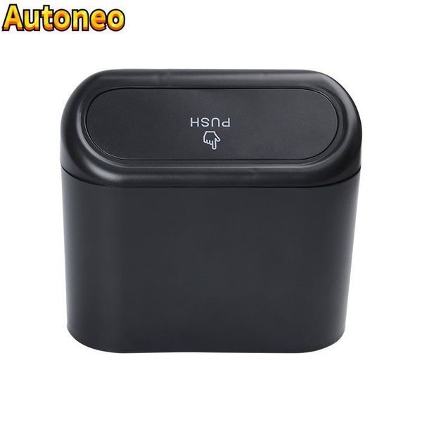 

other interior accessories portable hanging mini car trash can,wastebasket can with lid, for office home,waterproof odorless garbage