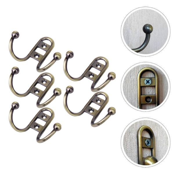 

hooks & rails 5pcs european style wall zinc alloy hangers cabinet organizers
