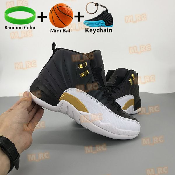 

basketball shoes 12s mens sneakers university gold cny cherry flu game white dark grey french blue sports trainers with keychains7fo