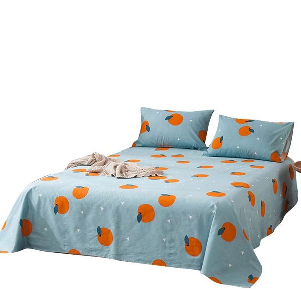 

sheets & sets cotton students home dormitory flat bed sheet print h76