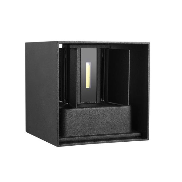 

adjustable 6w 12w led wall lamp ip65 waterproof indoor outdoor aluminum light surface mounted cube garden porch lamps