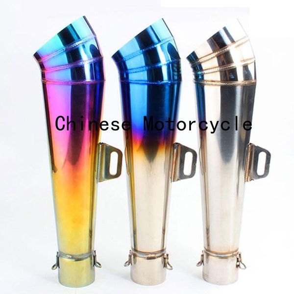 

motorcycle exhaust system 51mm modified escape db killer 304 long steel pipe for mt09 mt07 gsr600 smax fz8 rc390 ninja400