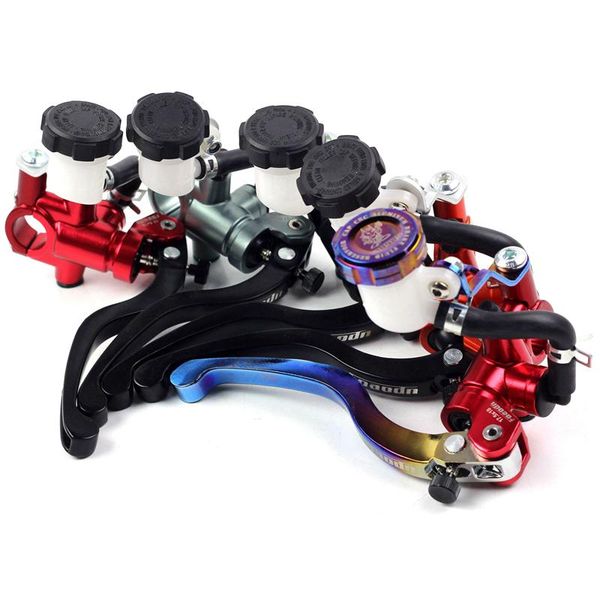 

motorcycle brakes aluminum alloy brake clutch pump lever hydraulic master cylinder accessories universal direct push upper
