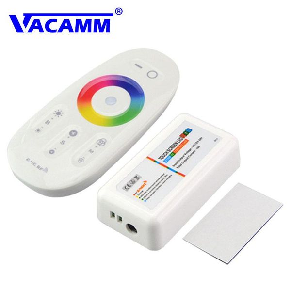 

dc12-24v 18a rgb led controller 2.4g touch screen rf remote ---drop strips
