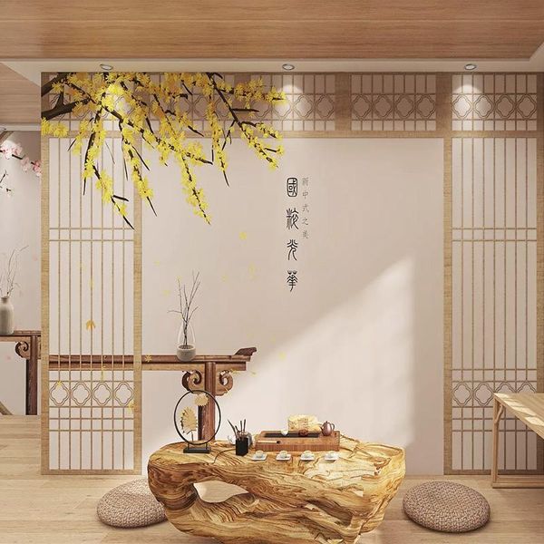 

wallpapers colomac custom chinese classical plum blossom screen wallpaper ancient reasoning game room mural bedroom decor drop shopping