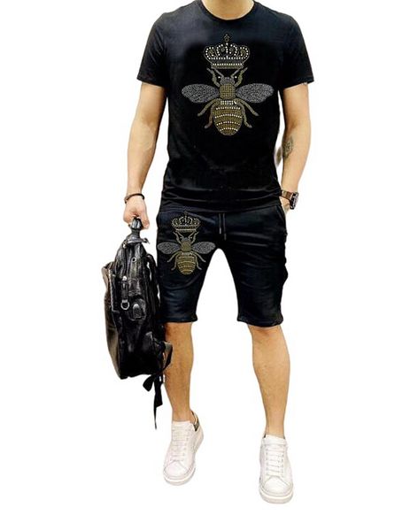 

fashion men's summer suits drill tracksuits men brand designer hip hop, Gray