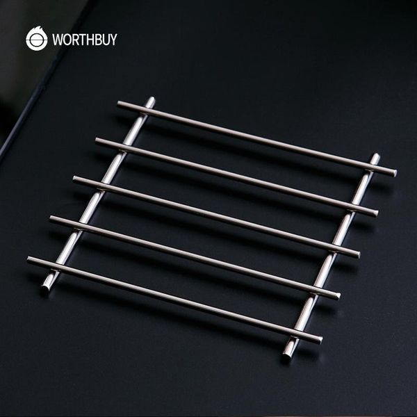 

table runner worthbuy kitchen stainless steel square mats bracket insulation pad placemat mat bowl