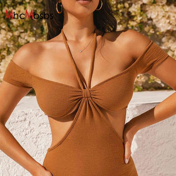 

vacation halter maxi dresses for women summer elegant party cut out backless bodycon dress prom night robe 210517, Black;gray