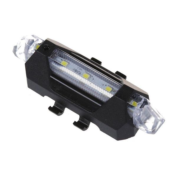 

bicycle rear tail lights flash usb rechargeable bike safety lamp waterproof, black+blue