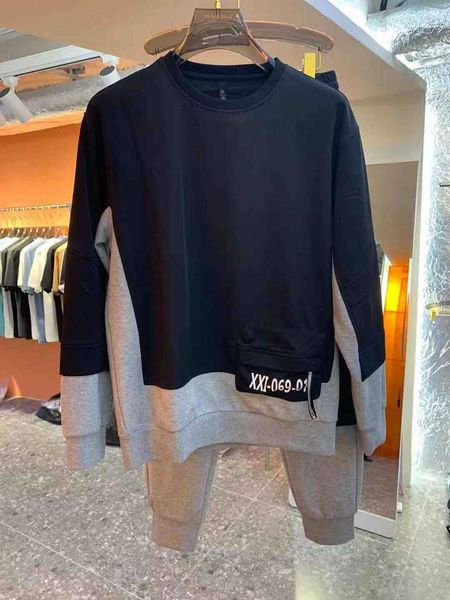 

men's tracksuits male fashion ensembles z11800 luxury track famous european design party masculine clothing style gsgv, Gray