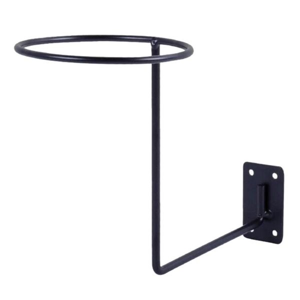 

other home decor wall mounted screws bicycle helmet holder wig hat display stand, thickened base durable motorcycle hanger frame #p5