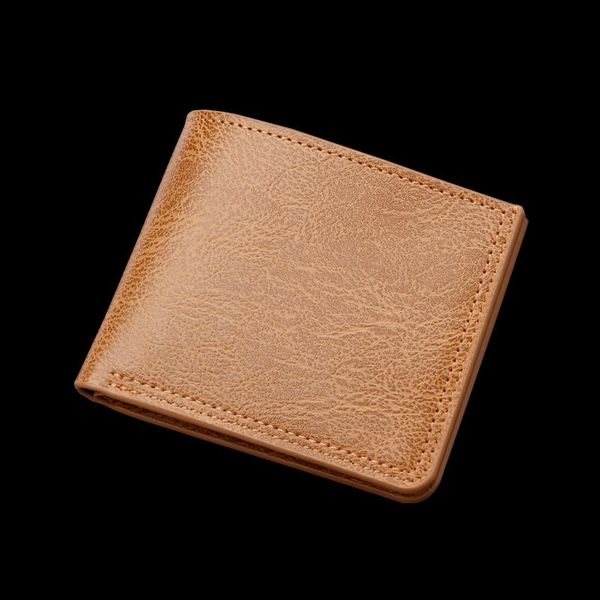 

wallets men wallet leather short money bag luxury billfold slim hipster handbag business vintage male walltes fashion purses, Red;black