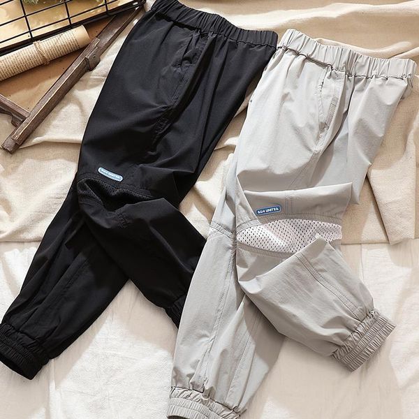 

trousers vidmid boys quick drying pants sport big spring summer children's leisure casual mosquito proof p2080, Blue