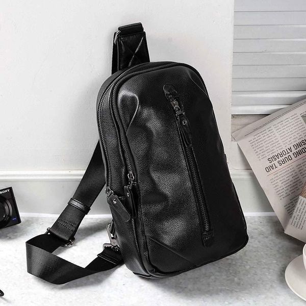 

waist bags pu hide substance chest bag simple glorious ride luggage men and women fashion shoulder travel