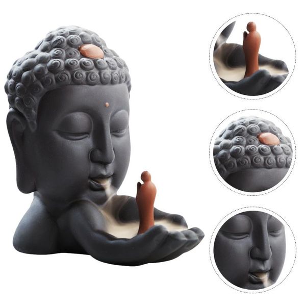 

fragrance lamps 1pc shape censer tea ceremony ornament adornment (grey)