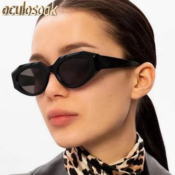 

women's sunglasses uv small frame cat eye, White;black