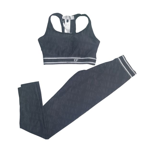 

solid color gym outfit womens workout yoga tracksuit casual style breathable tracksuits sleeveless sport stretchy leggings, White;red