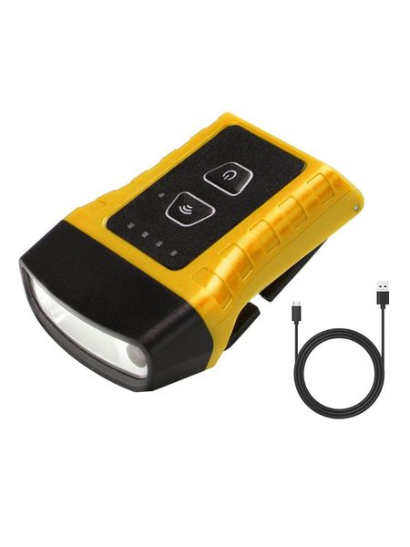 

bike lights cob cap clip lamp with induction strong light headlamp can rotate 180 degrees built-in usb charging