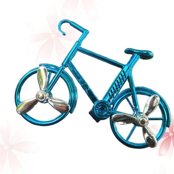 

1pc bike shaped rack incense article diffuser car air vent decor ornament with 2 random cores sky-blue freshener