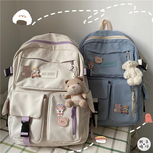 

backpack yj344 vintage sense student schoolbag female korean style wild girl travel