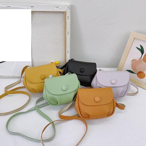 

baby purse kids purses bags girls childrens mini shoulder messenger bag leather fashion accessories, White