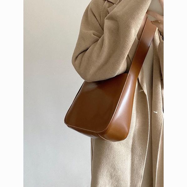 

evening bags pu leather shoulder bucket bag for women 2021 winter ladies large capacity composite crossbody tote travel handbags