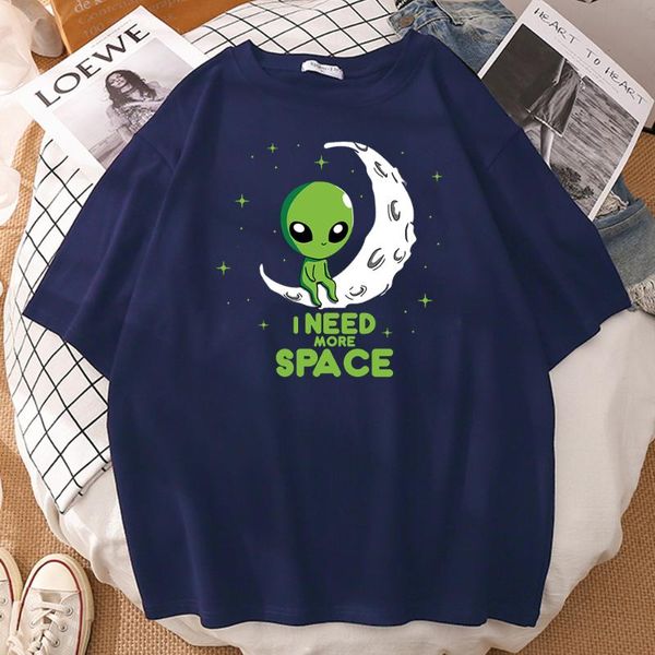

men's t-shirts lovely moon alien letters print t shirt brand short sleeve men shirts punk hip hop vintage japan anime streetwear, White;black
