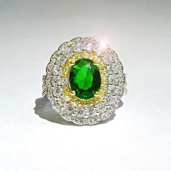 

wedding rings trade crystal jewelry and colorful lady ring with delicate zircon women f, Slivery;golden