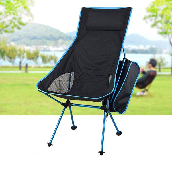 

portable light weight outdoor folding lounger chair for fishing camping hiking camp furniture