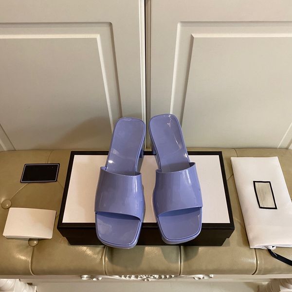 

summer indoor anti - skid coarse with slippers jelly material solid color, Black