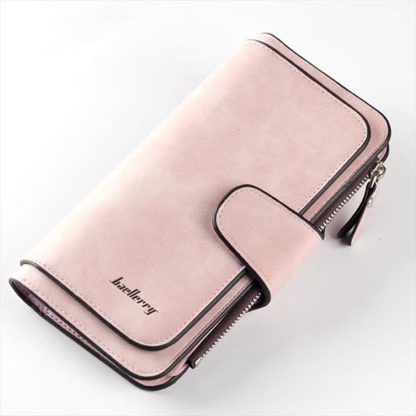 

wallet women big capacity three fold lady purses scrub leather female wallets clutch feminina carteira, Red;black
