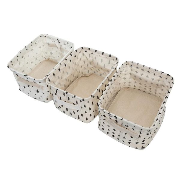

storage baskets gadgets box cotton linen basket multifunctional sundriestoys clothes container household deskorganizer