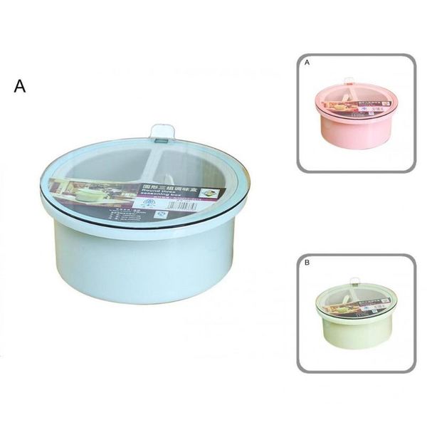 

storage bottles & jars bright-colored unique good sealing dustproof seasoning box plastic lightweight for kitchen