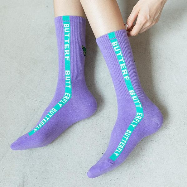 

japanese cotton harajuku fluorescent cartoon cute funny happy ladies socks women's colorful candy color skarpetki sokken & hosiery, Black;white