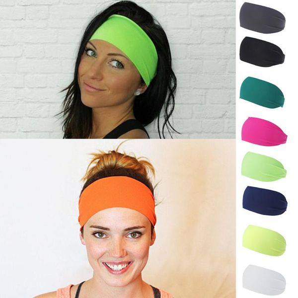 

outdoor high elastic yoga headbands sports head sweatband gym fitness running headband quick-dry hair bands hat a424