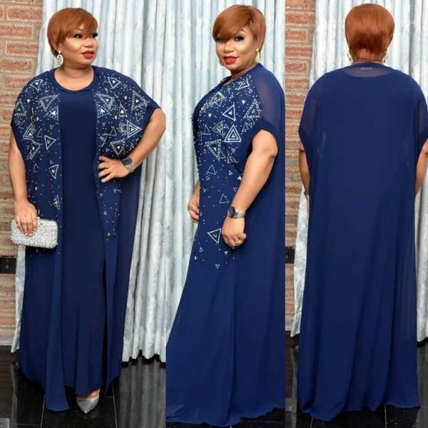 

fashion style african polyester dresses for women traditional plus size long dress1, Red