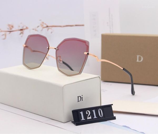 

original designer brand d polygon polarized sunglasses men vintage frame irregular sun glasses for women gradient goggle eyewear, White;black