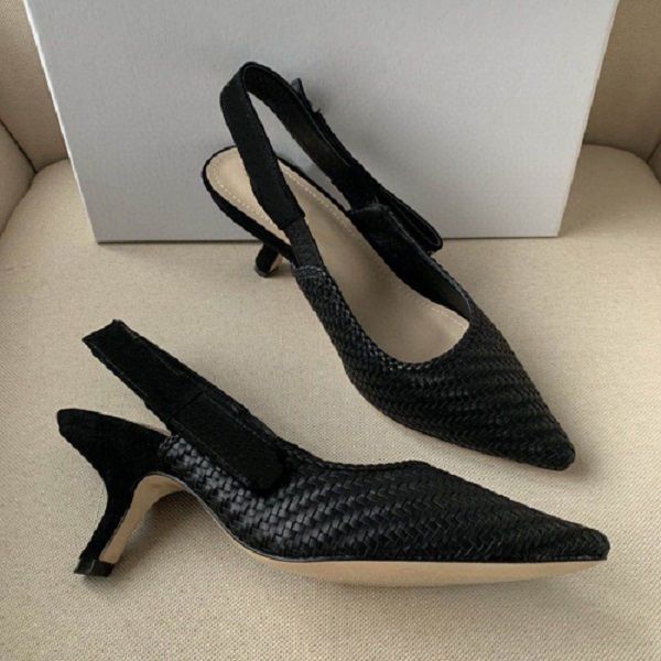 

sandals summer women's sandals shoes slide temperament fashion wide smooth hand woven 3 color size; 34-42 c1zy, Black