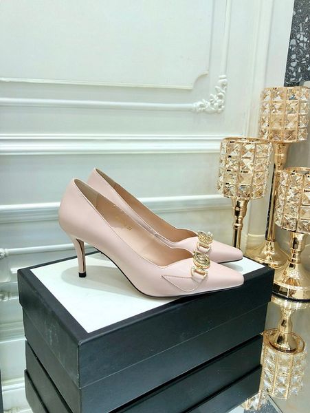 

2021 new fashion trend women shoes high heels sandals scarpe firmate chaussures womens temperament heels sandale highheel 7.5cm size 35-4, Black