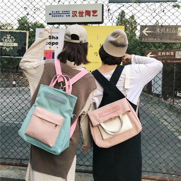 

backpack shoulder bag women's simple student japanese small fresh
