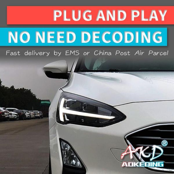 

other lighting system car styling headlights for focus 2021 sedan hatchbach led headlight 2021-2021 head lamp drl signal projector lens