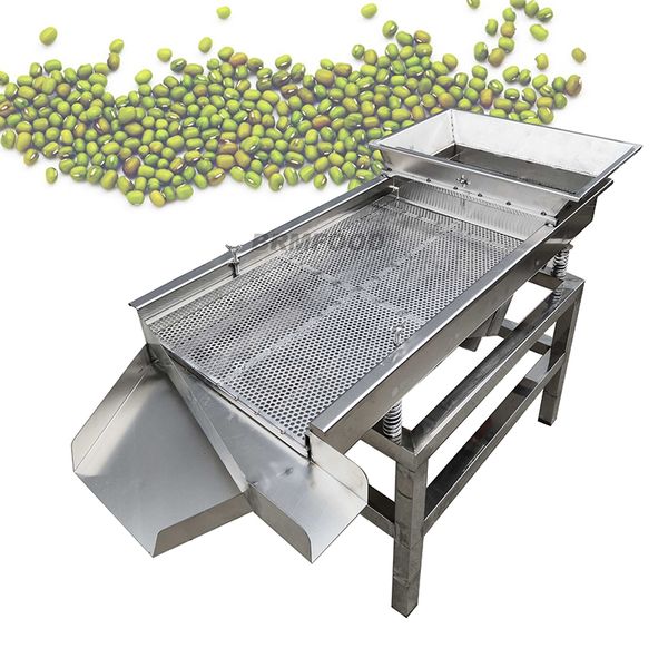 

commercial 220v vibrating rice screen sieve machine stainless steel small electric filter vibration screening maker