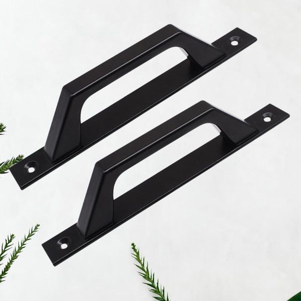 

handles & pulls 2pcs aluminium alloy art industrial style handle bar practical grab for gate cabinet shed door with